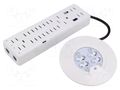 Lamp: LED emergency luminaire; RoundTech; IP65; white; 1.1W; 200lm EATON ELECTRIC RT2RSEO200ATF1HIP