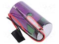 Battery: lithium (LTC); C; 3.6V; 8500mAh; non-rechargeable; cables TADIRAN SL-2870/FL