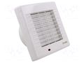 Fan: AC; axial; 230VAC; Ø99mm; 100m3/h; 40dBA; ball; 2650rpm; IPX4 DOSPEL S.A. 007-0055