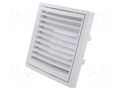 Ventilation grille; ABS; white; 140x140x43mm; Ø100mm,Ø125mm; KR DOSPEL S.A. 007-0153