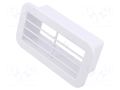 Ventilation grille; ABS; white; 127x71x39mm; 110x55mm; 20pcs. DOSPEL S.A. 007-1511