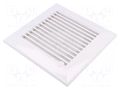 Ventilation grille; ABS; white; 174x174x17mm; 135x135mm; 20pcs. DOSPEL S.A. 007-4176
