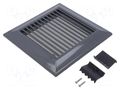 Ventilation grille; graphite; 135x135mm DOSPEL S.A. 007-4308