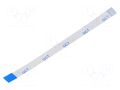 FFC tape; Cores: 8; Tape ph: 0.5mm; L: 76mm; 500mA; 60V; FFC5-TIN GCT 05-08-D-0076-A