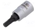 Socket; hex key,socket spanner; HEX 4mm; 1/4" PROXXON PR23745