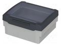 Enclosure: multipurpose; X: 203mm; Y: 229mm; Z: 116mm; BOCARD BOPLA BCD200G-SET