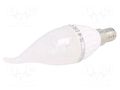 LED lamp; neutral white; E14; 230VAC; 1000lm; 10W; 160°; 4000K GTV Poland LD-SMNC37L-10