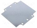 Mounting plate; galvanised steel; EUROMAS BOPLA MA121