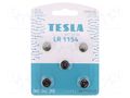 Battery: alkaline; LR43,coin,R1142; 1.5V; non-rechargeable; 5pcs. TESLA BATTERIES BAT-LR1154/TESLA-B