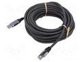 Cable; USB 3.0; RJ45 plug,USB A plug; nickel plated; 5m; U/FTP Goobay GOOBAY-70692