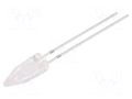 LED; pink; 5mm; 750÷1120mcd; 100°; Front: Rocket; Pitch: 2.54mm; THT OPTOSUPPLY OSK5DK58A1B