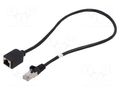 Extender Ethernet; RJ45 socket,RJ45 plug; F/UTP; 5e; stranded; Cu Goobay GOOBAY-73386