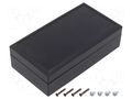 Enclosure: multipurpose; X: 67mm; Y: 125mm; Z: 40mm; ABS; black SUPERTRONIC PP061BN