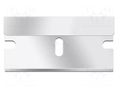 Blade; L: 39mm; W: 20mm; Thk: 0.3mm; 100pcs. IDEAL-TEK IDL-IND001A