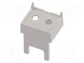 Terminals cover; 1M Modulbox One; grey; Holes no: 2; 7.65mm ITALTRONIC IT-P05010204T