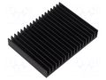 Heatsink: extruded; grilled; black; L: 75mm; W: 100mm; H: 15mm SEIFERT ELECTRONIC KL-242/75/SW