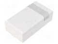 Enclosure: multipurpose; X: 67mm; Y: 125mm; Z: 40mm; ABS; grey SUPERTRONIC PP033G