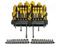 Kit: screwdrivers; 57pcs. STANLEY STL-STHT0-62143