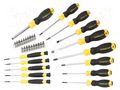 Kit: screwdrivers; 34pcs. STANLEY STL-STHT0-62141