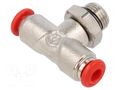 Push-in fitting; T-tap splitter; -0.99÷20bar; Thread: 1/8" AIGNEP 50216-4-1/8