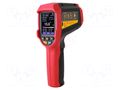 Infrared thermometer; LCD 2,4"; -50÷1850°C; Opt.resol: 55: 1 UNI-T UT305A+