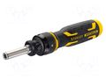 With ratchet; Screwdriver: universal-set STANLEY STL-FMHT62692-0