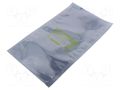 Protection bag; ESD; L: 254mm; W: 127mm; 100pcs; <10GΩ ANTISTAT ATS-010-0112