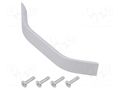 Holder; aluminium; natural; H: 28mm; L: 214mm; W: 18mm; handle GTV Poland GTV-UA-00-313192