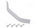 Holder; aluminium; natural; H: 28mm; L: 214mm; W: 18mm; handle GTV Poland GTV-UA-00-313192