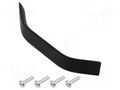 Holder; aluminium; matt black; H: 26.5mm; L: 146mm; W: 25mm; handle GTV Poland GTV-UA-00-33712820