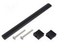 Holder; aluminium; matt black; H: 30.5mm; L: 180mm; W: 15.5mm; handle GTV Poland GTV-UA-B031116020M