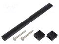 Holder; aluminium; matt black; H: 30.5mm; L: 180mm; W: 15.5mm; handle GTV Poland GTV-UA-B031116020M