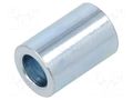 Spacer sleeve; 15mm; cylindrical; steel; zinc; Out.diam: 10mm DREMEC DR3210/6.2X15