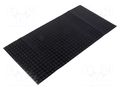 Self-adhesive foot; Ø: 6.4mm; H: 1.6mm; black; polyurethane KEYSTONE KEYS783-B
