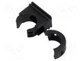 Bracket; polyamide; HelaGuard; -50÷135°C; black; UL94V-2; Size: 20 HELLERMANNTYTON AFCP20-PA66-BK