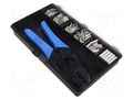 Kit: for crimping push-on connectors, terminal crimping PARTEX PA-KIT-BUTT1