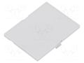 Front panel; light grey; 1597 HAMMOND HM-1597D2MPRH