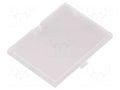 Front panel; transparent; 1597 HAMMOND HM-1597D2MPRTPC
