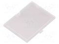 Front panel; transparent; 1597 HAMMOND HM-1597D2MPRTPC