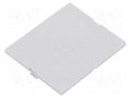Front panel; transparent; 1597 HAMMOND HM-1597D3MPH