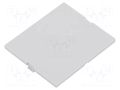 Front panel; transparent; 1597 HAMMOND HM-1597D3MPH