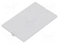 Front panel; light grey; 1597 HAMMOND HM-1597D4MPRH