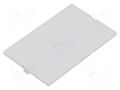 Front panel; light grey; 1597 HAMMOND HM-1597D4MPRH
