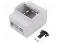Enclosure: for computer; grey; for DIN rail mounting HAMMOND HM-1597KIT4MPI4