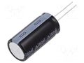 Capacitor: electrolytic; THT; 10000uF; 16VDC; Ø18x35mm; ±20%; 2000h AISHI EWH1CM103M35OT