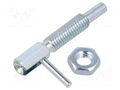 Mount.elem: indexing plungers; with rest position,with locknut ELESA+GANTER GN7017-4-M6-CK-ST