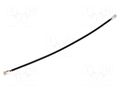 Cable; female; Len: 100mm; U.FL,both sides; Wire colour: black HIROSE UFL2LPHF6088N2TA10