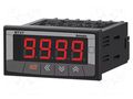 Meter; DC voltage; 100÷240VAC; on panel; MT4Y; Display: LED; 14.2mm AUTONICS MT4Y-DV-4N