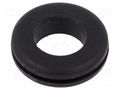 Grommet; Ømount.hole: 26.97mm; Øhole: 19.05mm; rubber KEYSTONE KEYS755