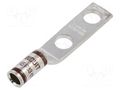 Tip: ring tube; 3/8"; crimped; for cable; copper alloy; 2AWG PANDUIT LCD2-38D-Q